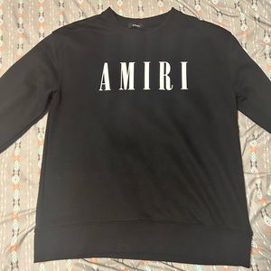 Amiri black crewneck